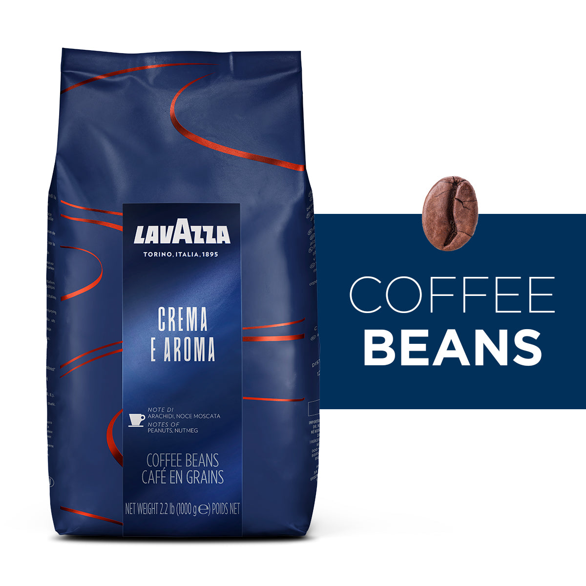 Lavazza Crema E Aroma Beans - Single Pack