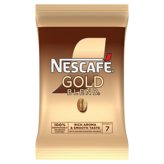 Nescafe Gold Blend coffee package on a white background