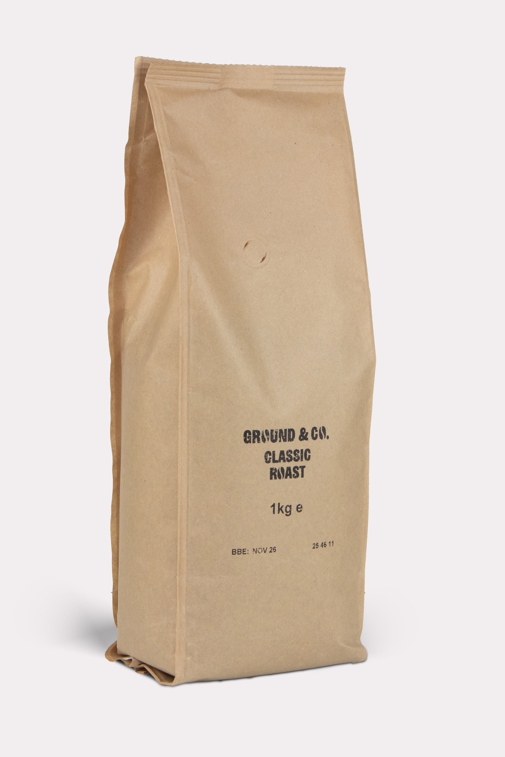 Ground and Co. classic roast coffee pack