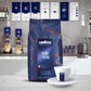 Lavazza Crema E Aroma bag, sitting in front of a Lavazza coffee cup